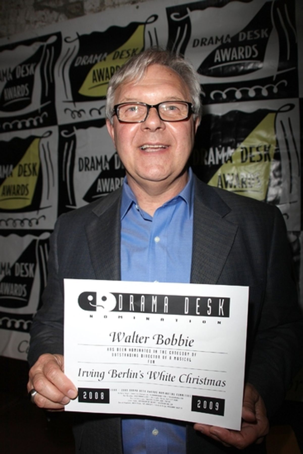 Walter Bobbie at 54th Annual Drama Desk Awards Cocktail Reception