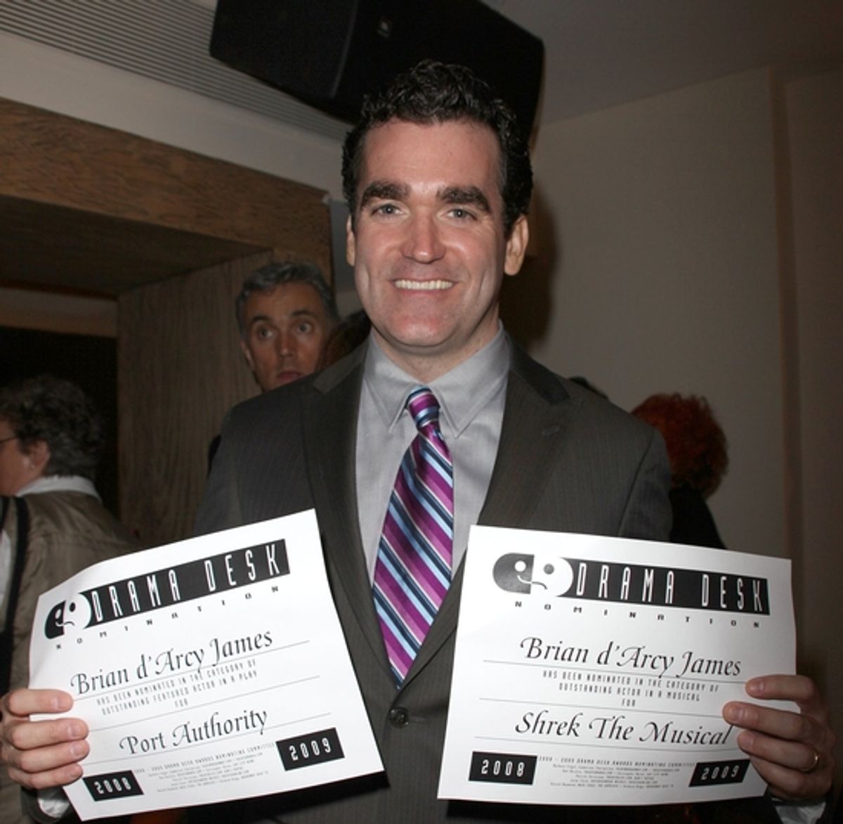 Brian d'Arcy James at 54th Annual Drama Desk Awards Cocktail Reception