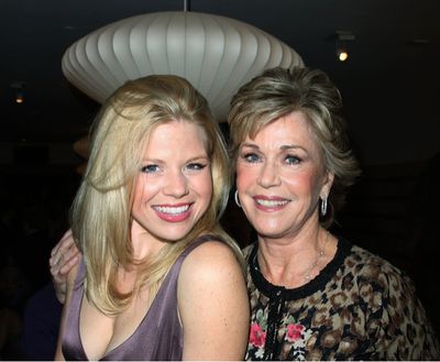 Megan Hilty and Jane Fonda Photo
