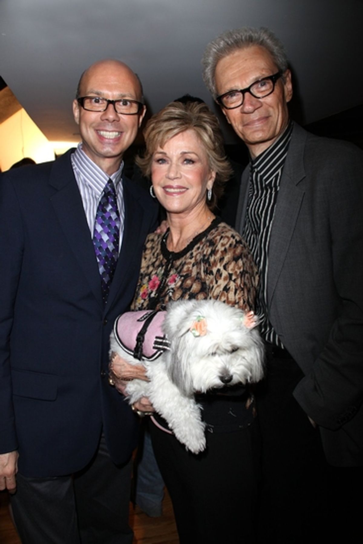 Richie Ridge, Jane Fonda, Tulea and Preston Ridge at 