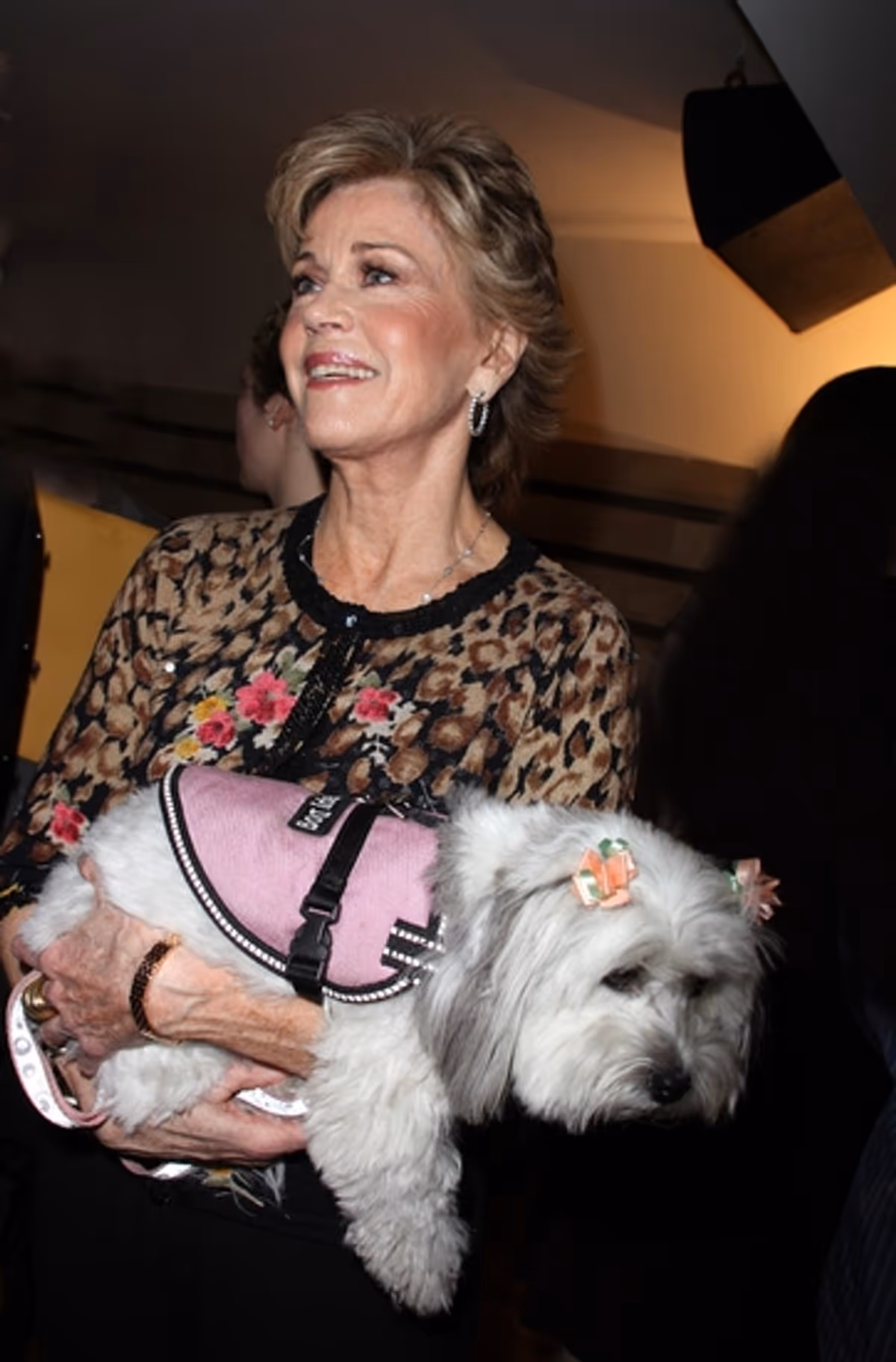 Jane Fonda and Tulea at 54th Annual Drama Desk Awards Cocktail Reception