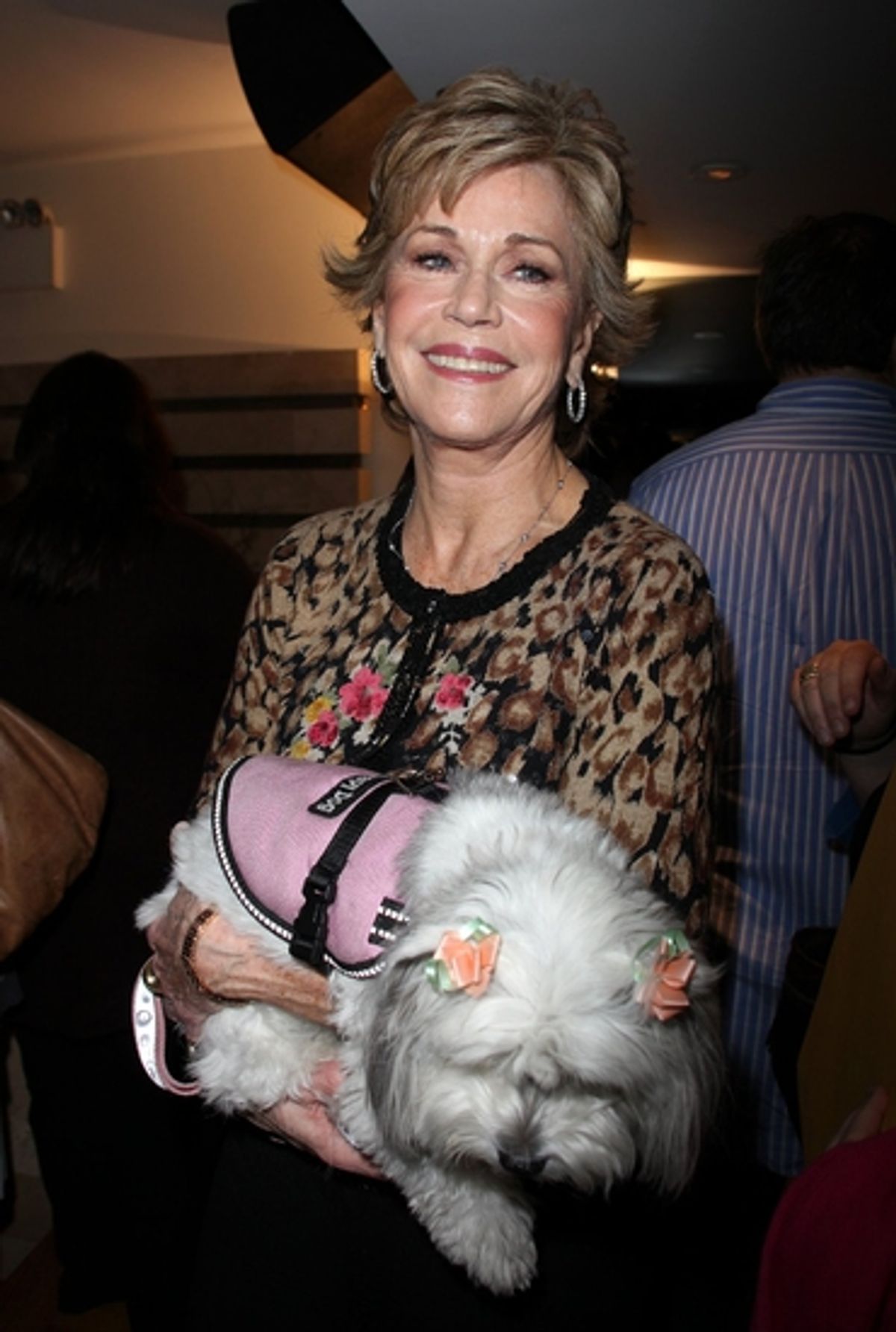  Jane Fonda and Tulea at 