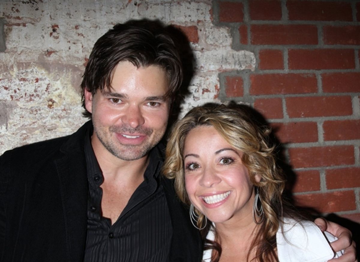 Hunter Foster and Jennifer Cody at 54th Annual Drama Desk Awards Cocktail Reception