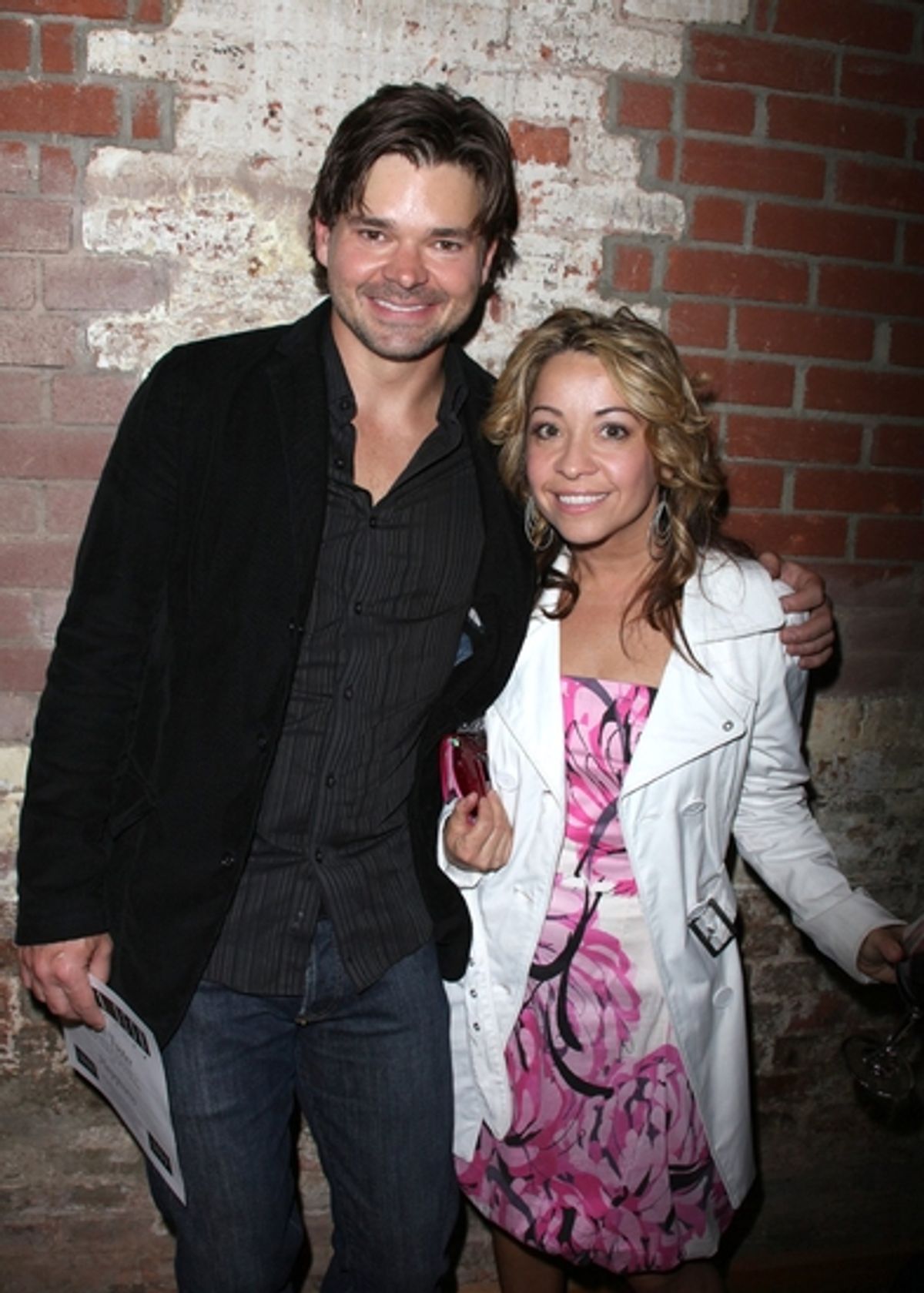 Hunter Foster and Jennifer Cody at 54th Annual Drama Desk Awards Cocktail Reception