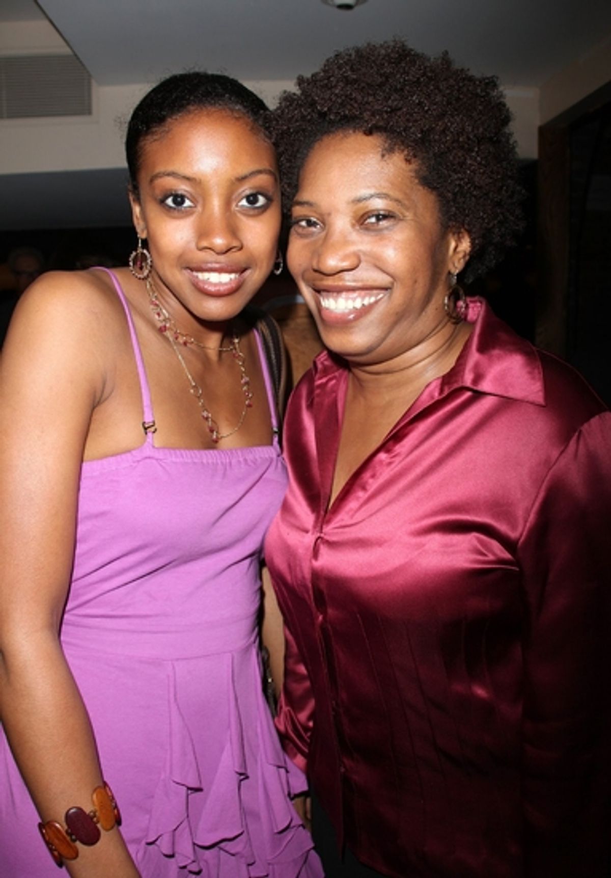 Condola Rashad and Saidah Arrika Ekulona at 54th Drama Desk Cocktail Party Part 2