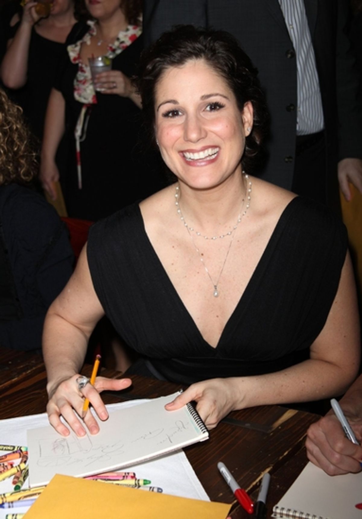 Stephanie J. Block at The ART*KIVE Program at the Drama Desk Party