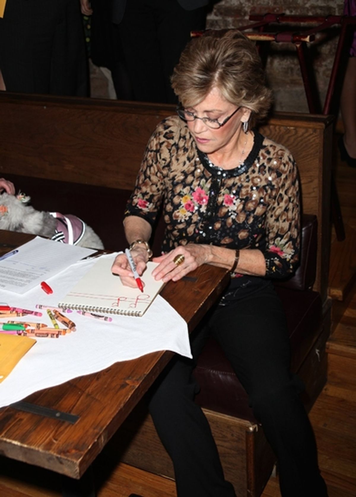 Jane Fonda at The ART*KIVE Program at the Drama Desk Party