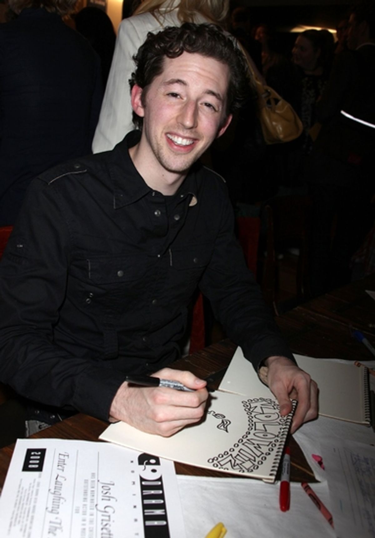 Josh Grisetti at The ART*KIVE Program at the Drama Desk Party