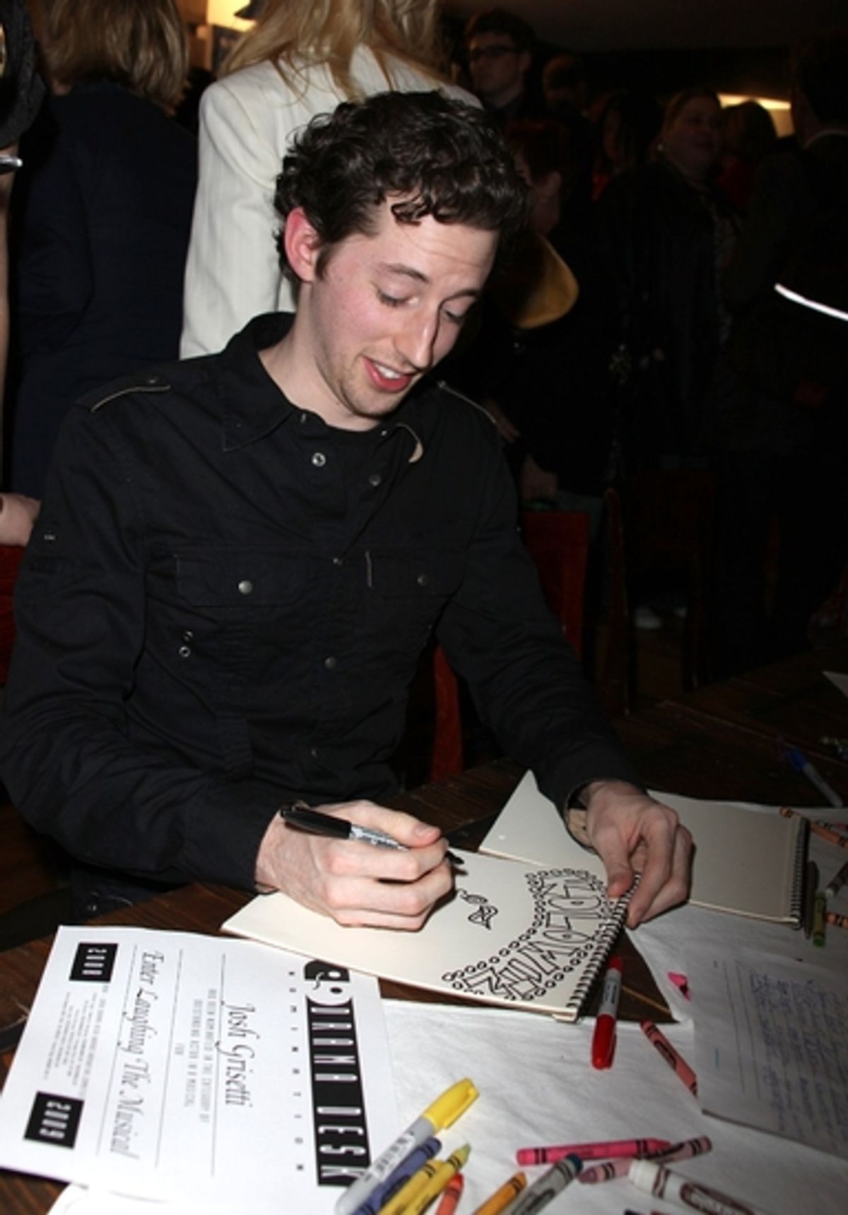 Josh Grisetti at The ART*KIVE Program at the Drama Desk Party
