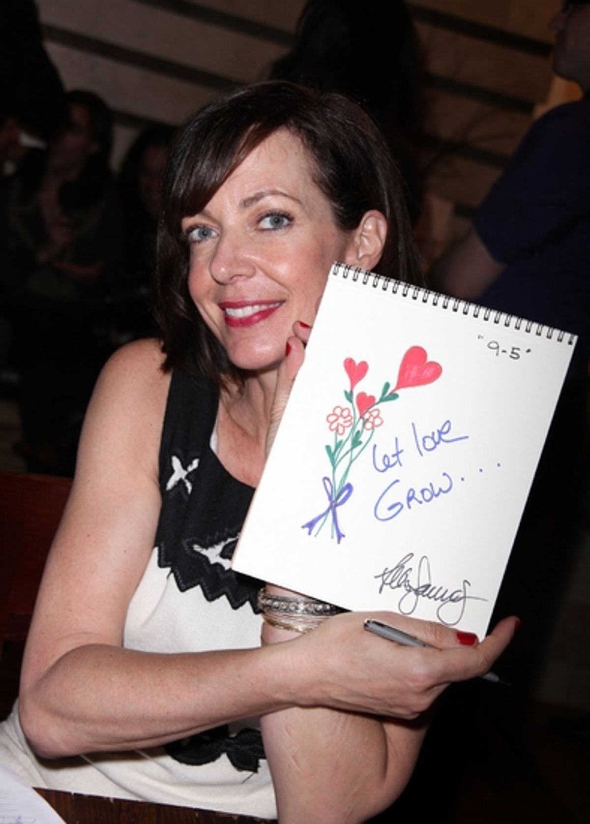 Allison Janney at The ART*KIVE Program at the Drama Desk Party