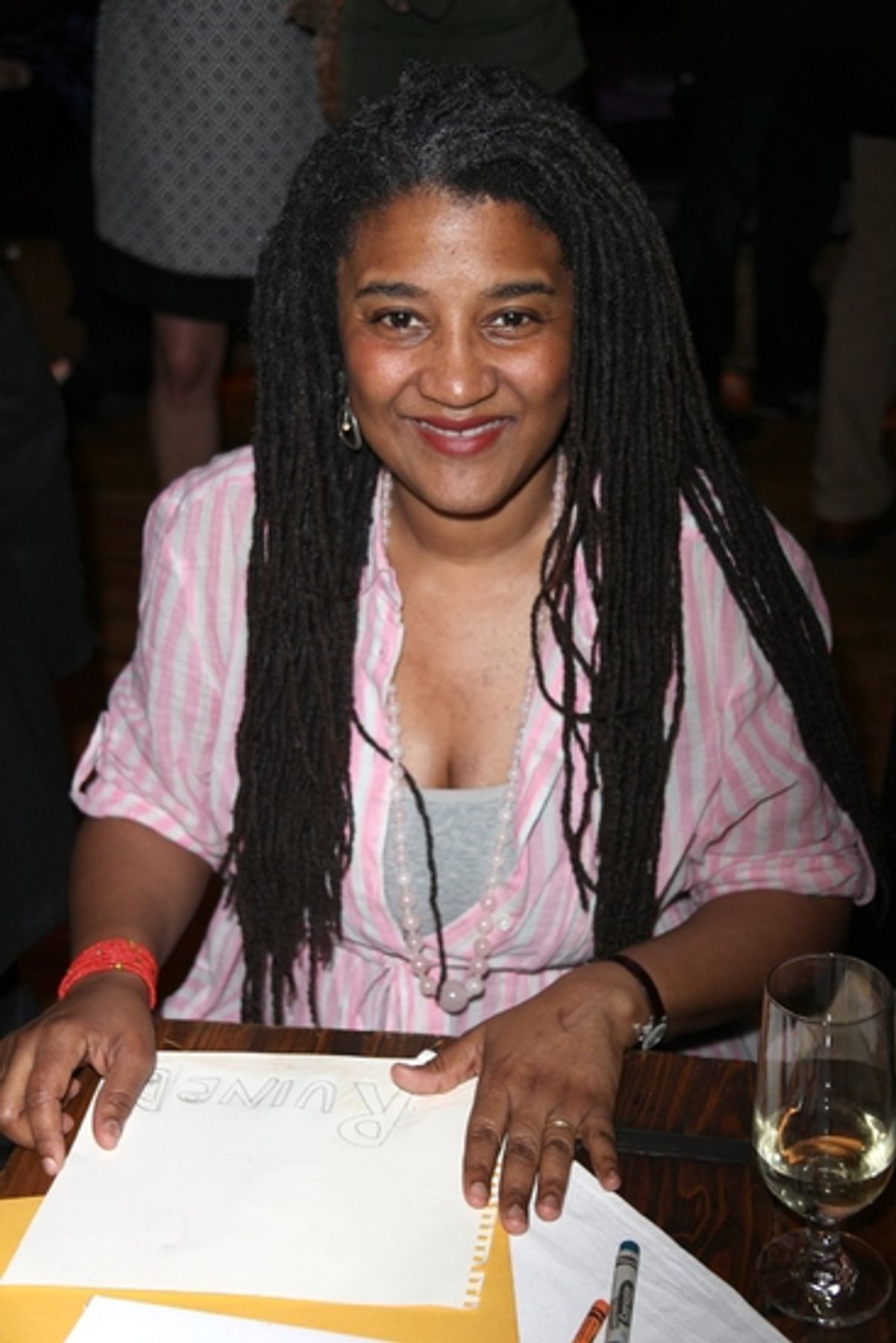 Lynn Nottage at The ART*KIVE Program at the Drama Desk Party