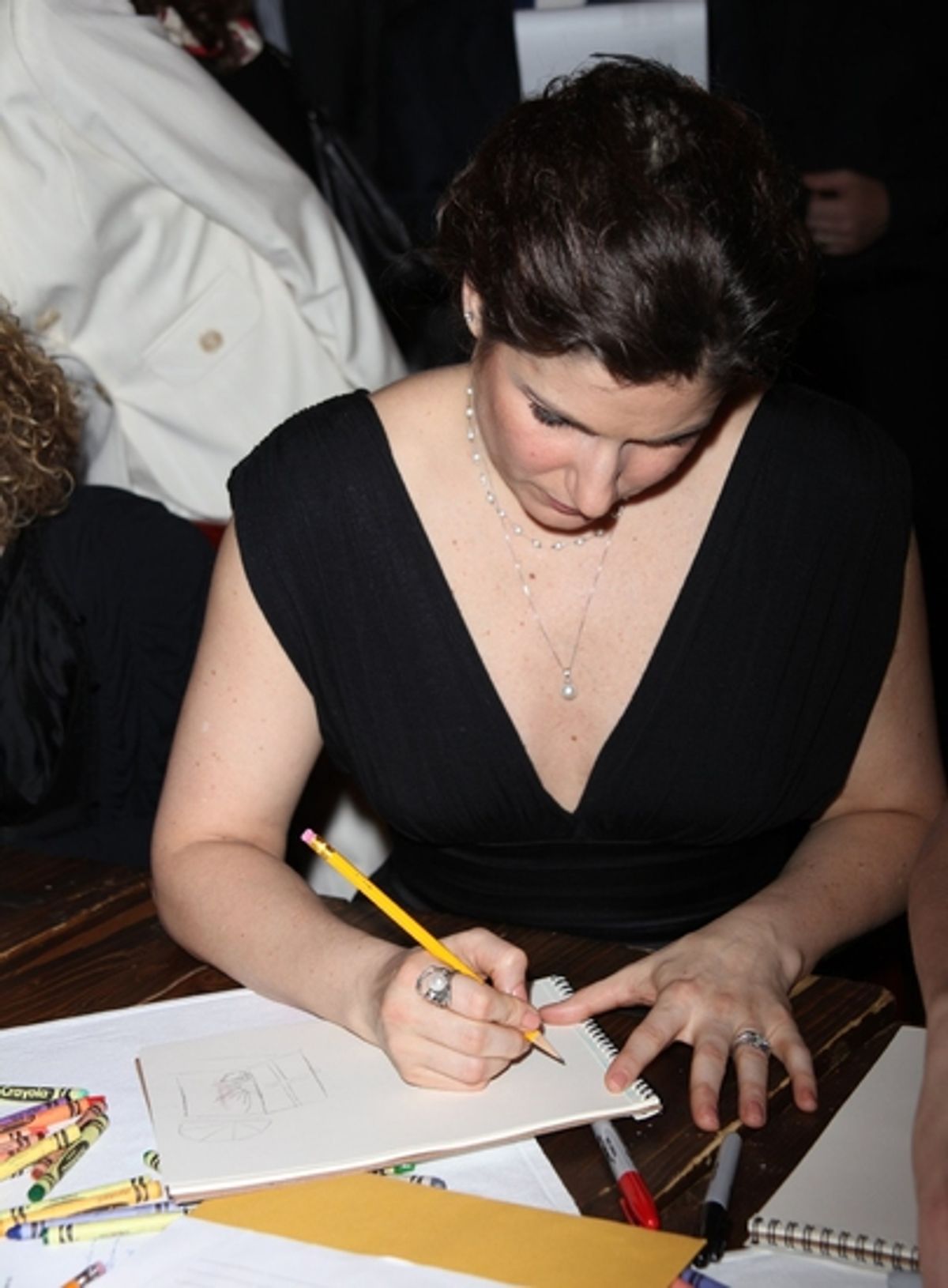 Stephanie J. Block at The ART*KIVE Program at the Drama Desk Party