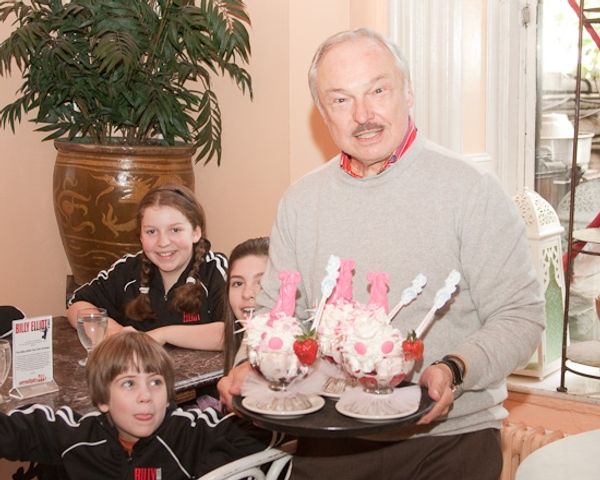 Casey Whyland, Caroline London, Matthew Mindler are served up a big treat! Photo