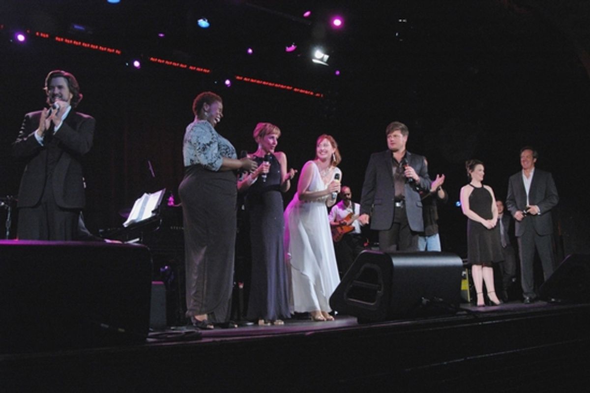 Brad Little, Carpethia Jenkins, Carter Calvert, Rita Harvey, Rob Evan, Andrea Rivett and Steve Blanchard at 