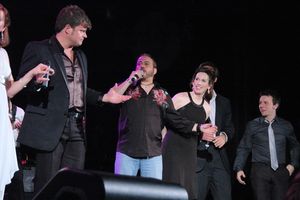 Rob Evan, Danny Zolli, Andrea Rivett and Gerard Canonico Photo