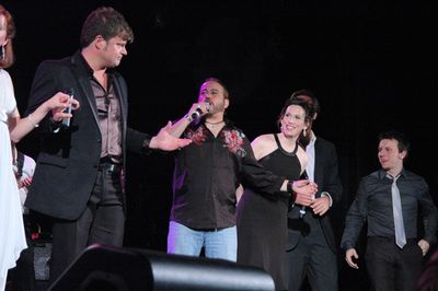 Rob Evan, Danny Zolli, Andrea Rivett and Gerard Canonico Photo