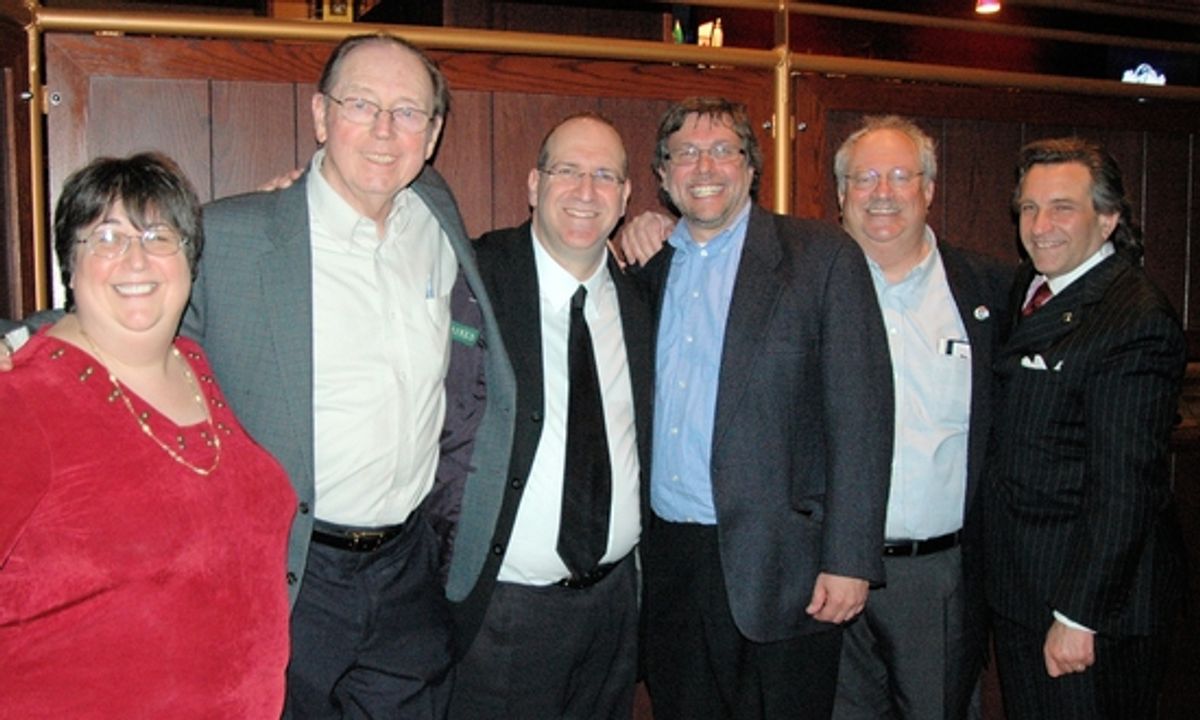 World Hunger Year comittee-Sue Leventhal, Neil Berg, Bill Ayres, Steven Beninati at 