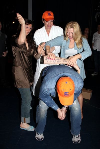 Stephanie J. Block, Allison Janney, Megan Hilty and Marc Kudisch Photo