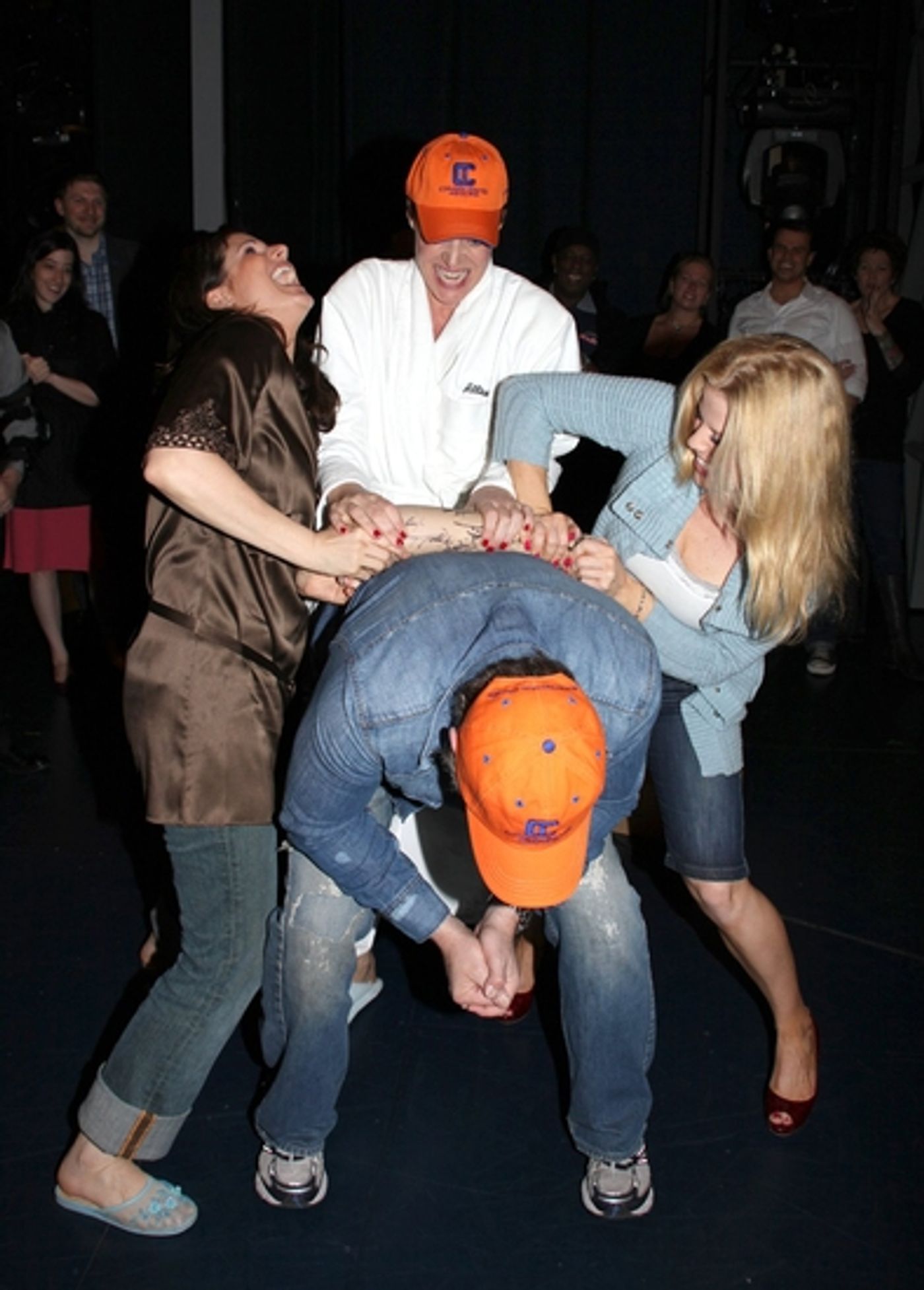 Photo EXCLUSIVE: Opening Night 'Break-A-Leg' Tradition Debuts at '9 To 5' Photo EXCLUSIVE: Opening Night 'Break-A-Leg' Tradition Debuts at '9 To 5' Image