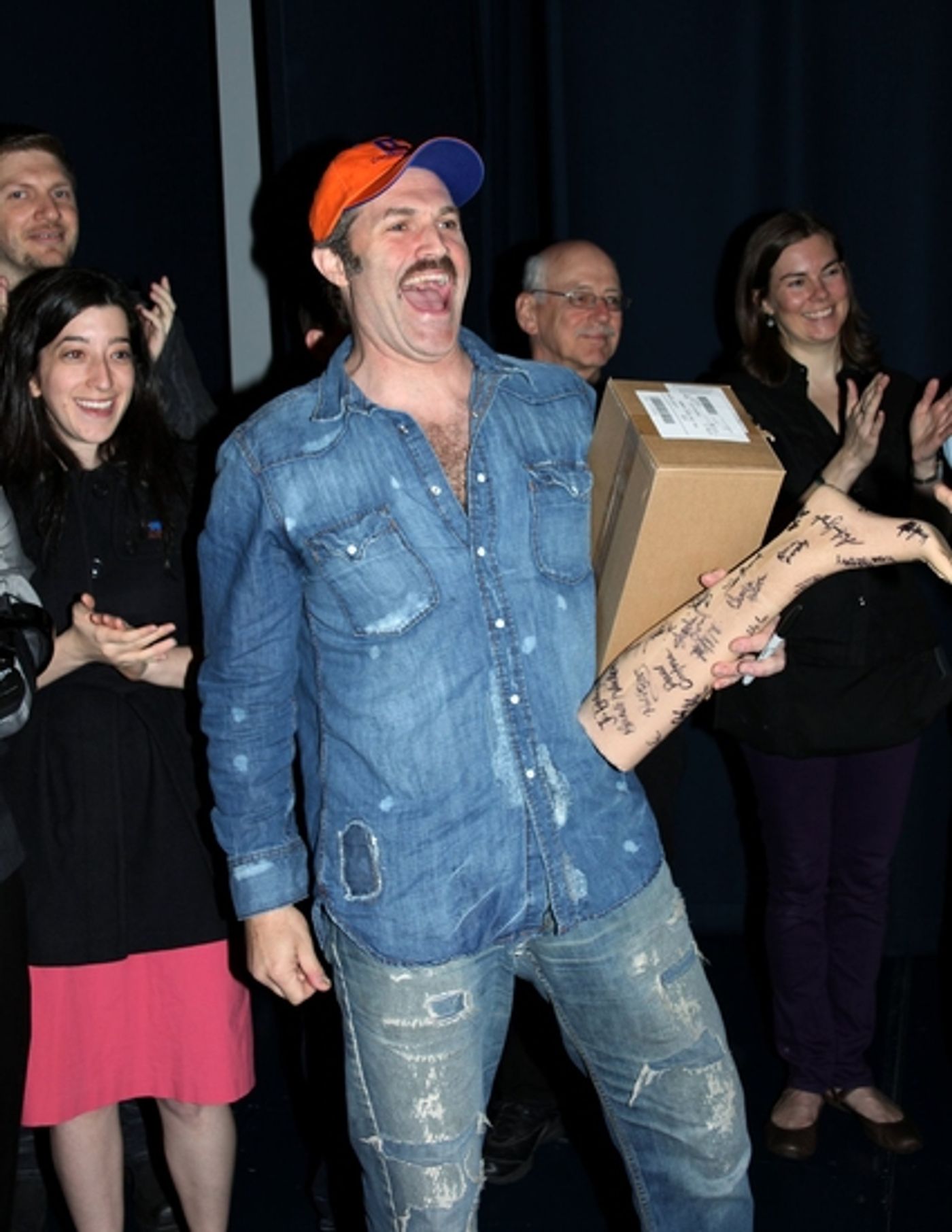 Photo EXCLUSIVE: Opening Night 'Break-A-Leg' Tradition Debuts at '9 To 5' Photo EXCLUSIVE: Opening Night 'Break-A-Leg' Tradition Debuts at '9 To 5' Image