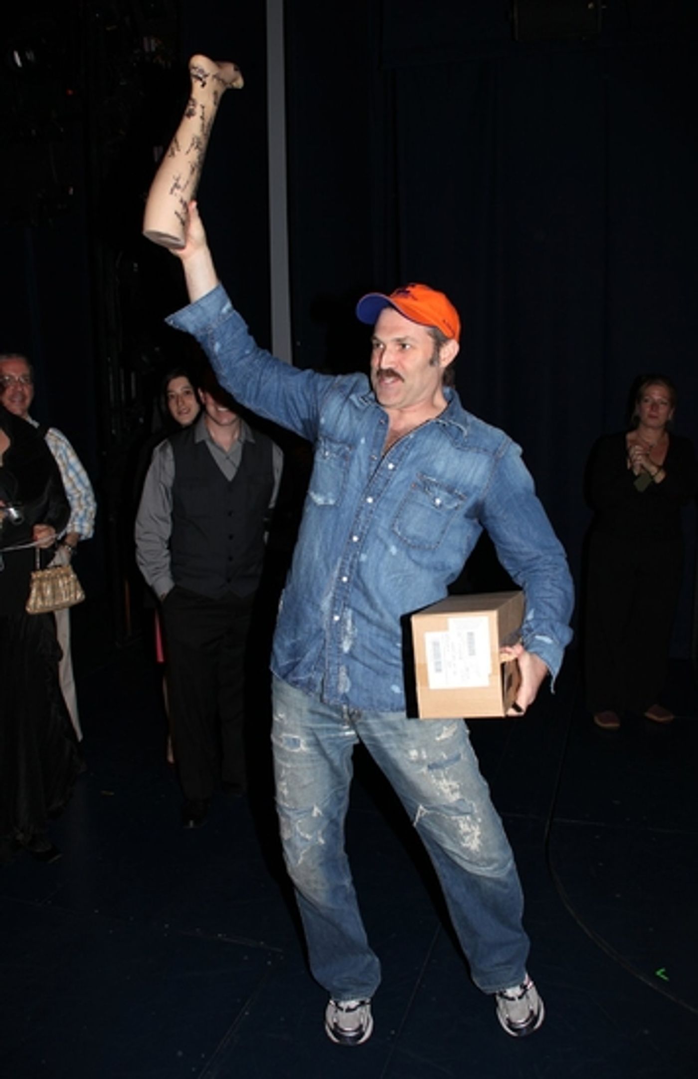 Photo EXCLUSIVE: Opening Night 'Break-A-Leg' Tradition Debuts at '9 To 5' Photo EXCLUSIVE: Opening Night 'Break-A-Leg' Tradition Debuts at '9 To 5' Image