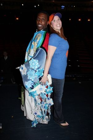 Andre Ward and Tory Ross @ BroadwayWorld Andre Ward and Tory Ross Photo