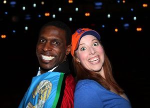 Andre Ward and Tory Ross @ BroadwayWorld Andre Ward and Tory Ross Photo