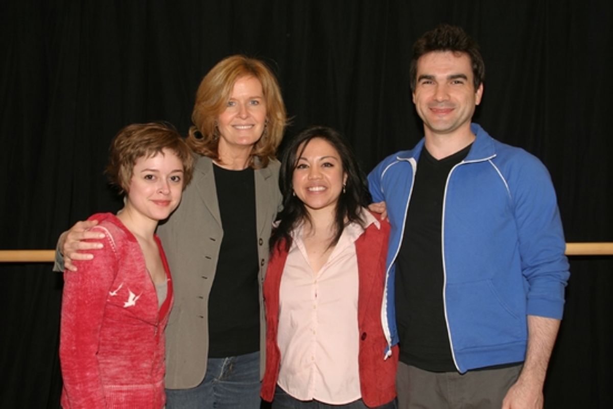 Lauren Ashley Carter, Jordan Baker, Maria-Christina Oliveras & Dan Domingues at 