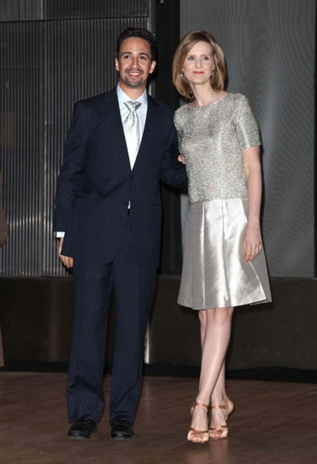 Lin-Manuel Miranda and Cynthia Nixon at 