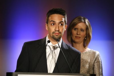 Lin-Manuel Miranda and Cynthia Nixon Photo