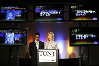 Lin-Manuel Miranda and Cynthia Nixon Photo