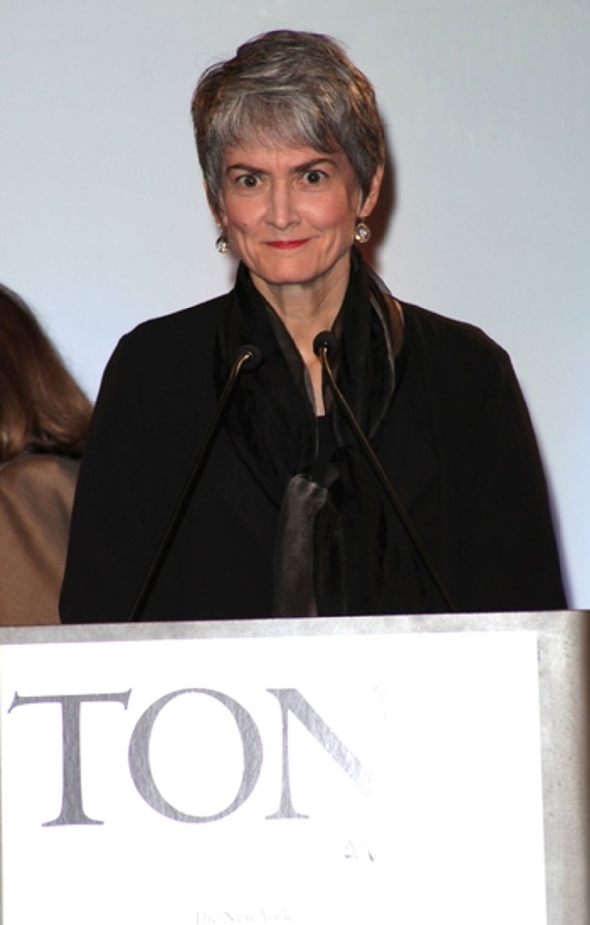 Chairman of the Broadway League Nina Lannan at 