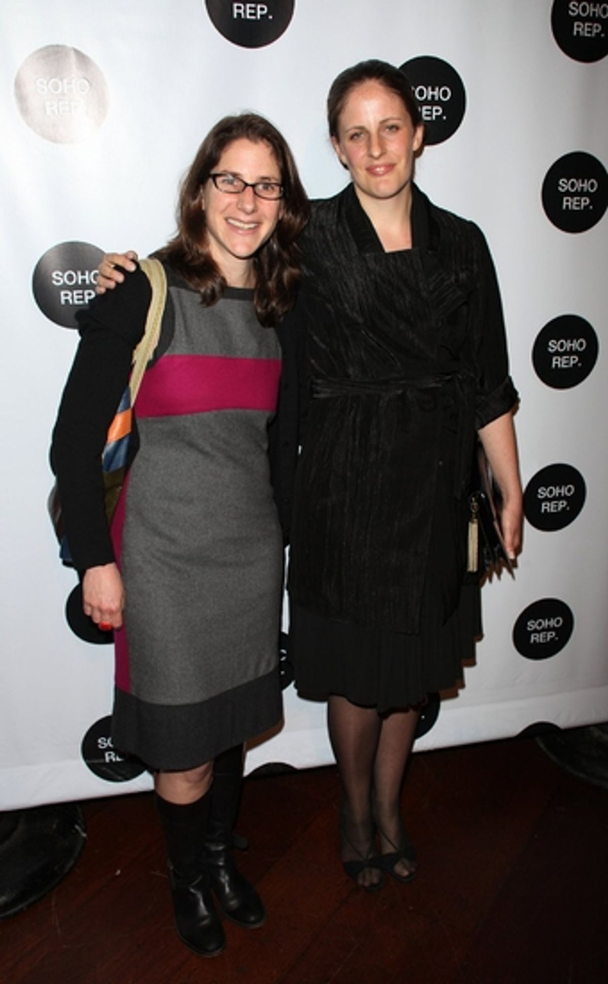 Anne Kauffman and Sarah Benson at SOHO REP 2009 Spring Gala 