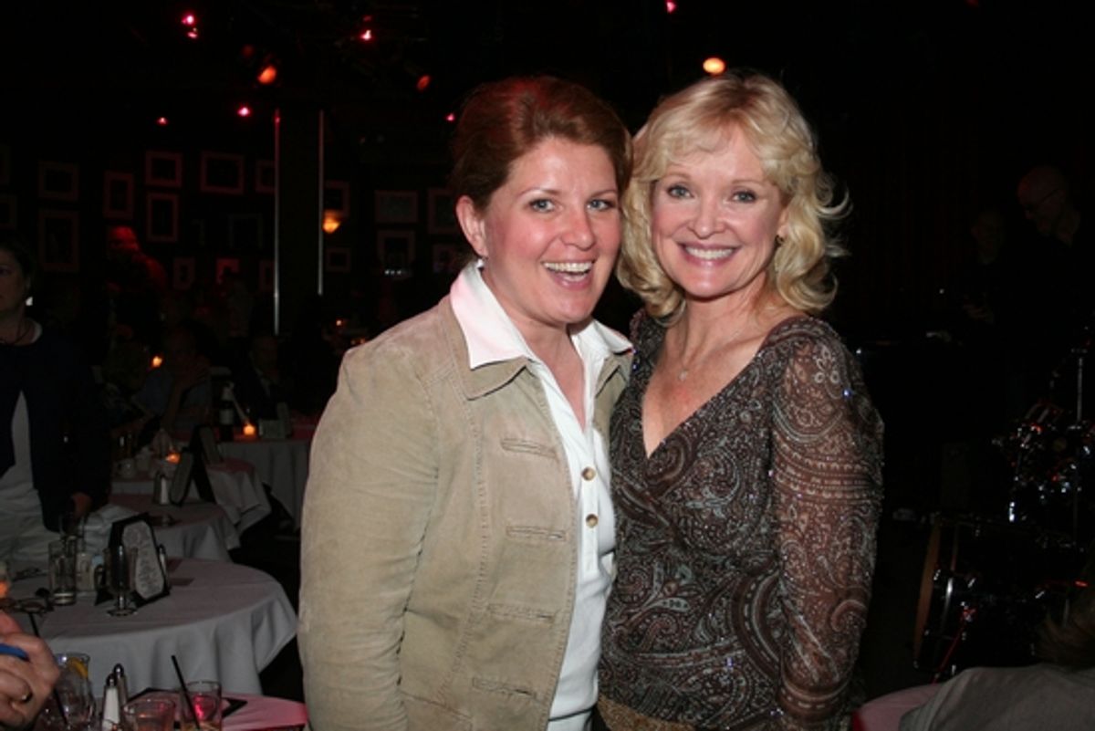 Klea Blackhurst and Christine Ebersole at 