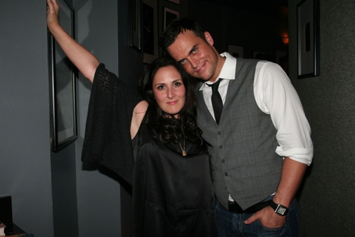 Ricki Lake and Cheyenne Jackson at Ebersole, Jackson, Lake and More at Birdland