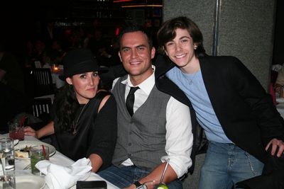 Ricki Lake, Cheyenne Jackson and Henry Hodges Photo