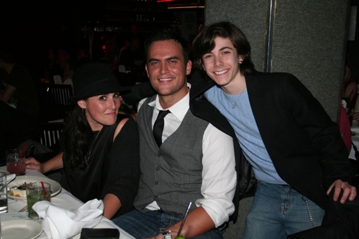 Ricki Lake, Cheyenne Jackson and Henry Hodges at Ebersole, Jackson, Lake and More at Birdland