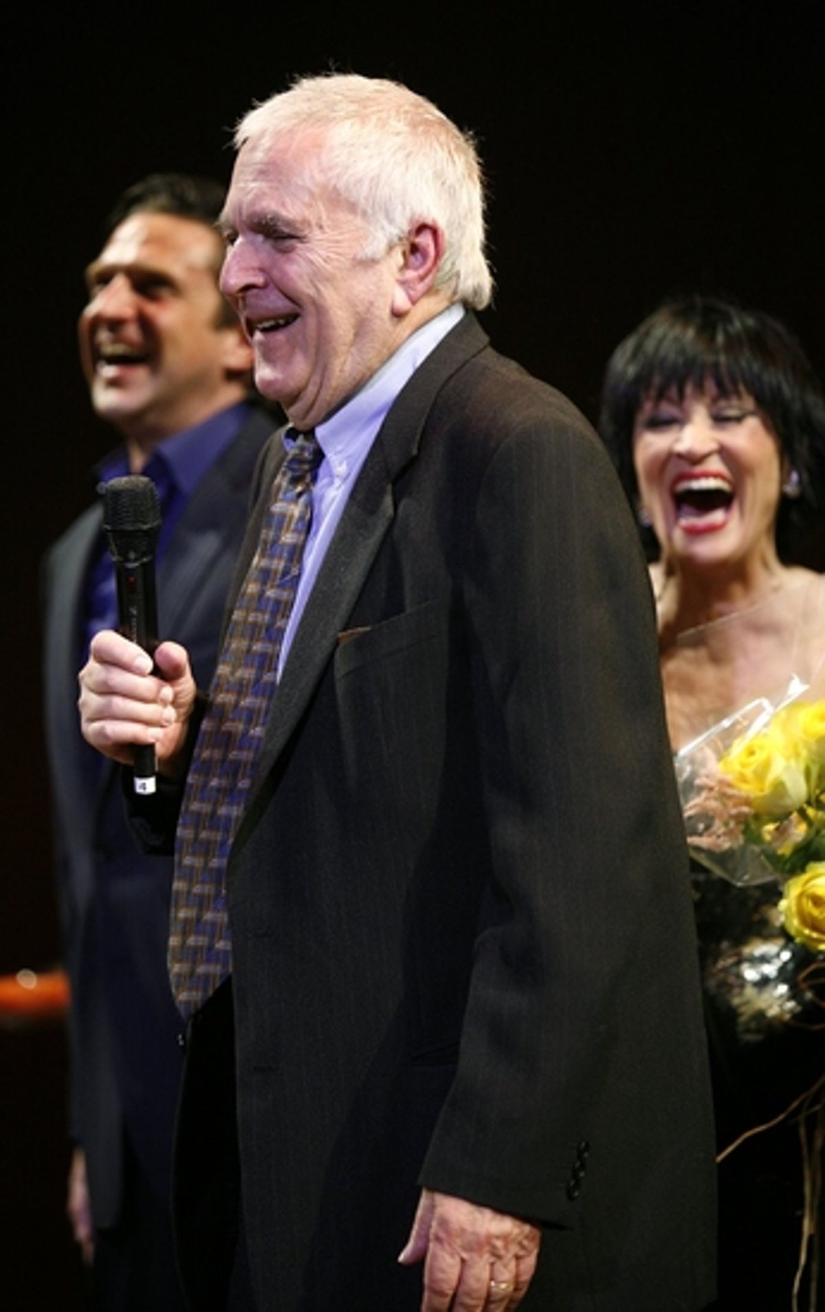 Raul Esparza, John Kander and Chita Rivera at 