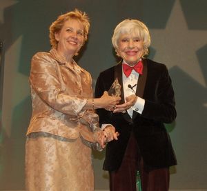 Carol Channing with Jo Loss @ BroadwayWorld Carol Channing with Jo Loss Photo