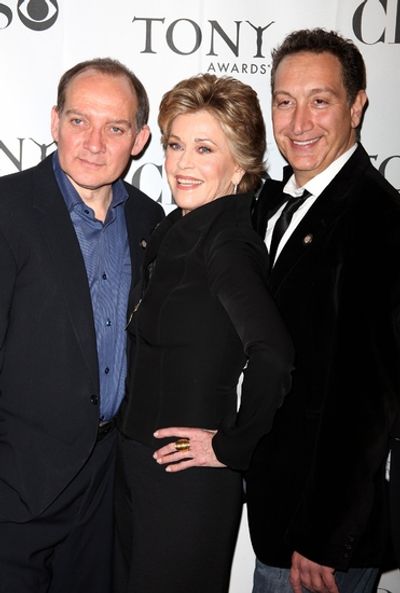 Zach Grenier, Jane Fonda and Moises Kaufman Photo