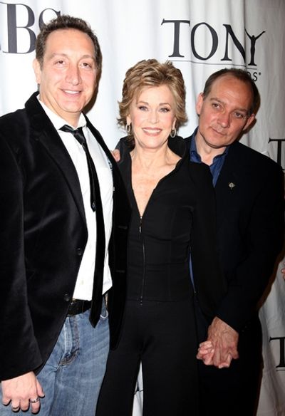 Moises Kaufman, Jane Fonda and Zach Grenier Photo