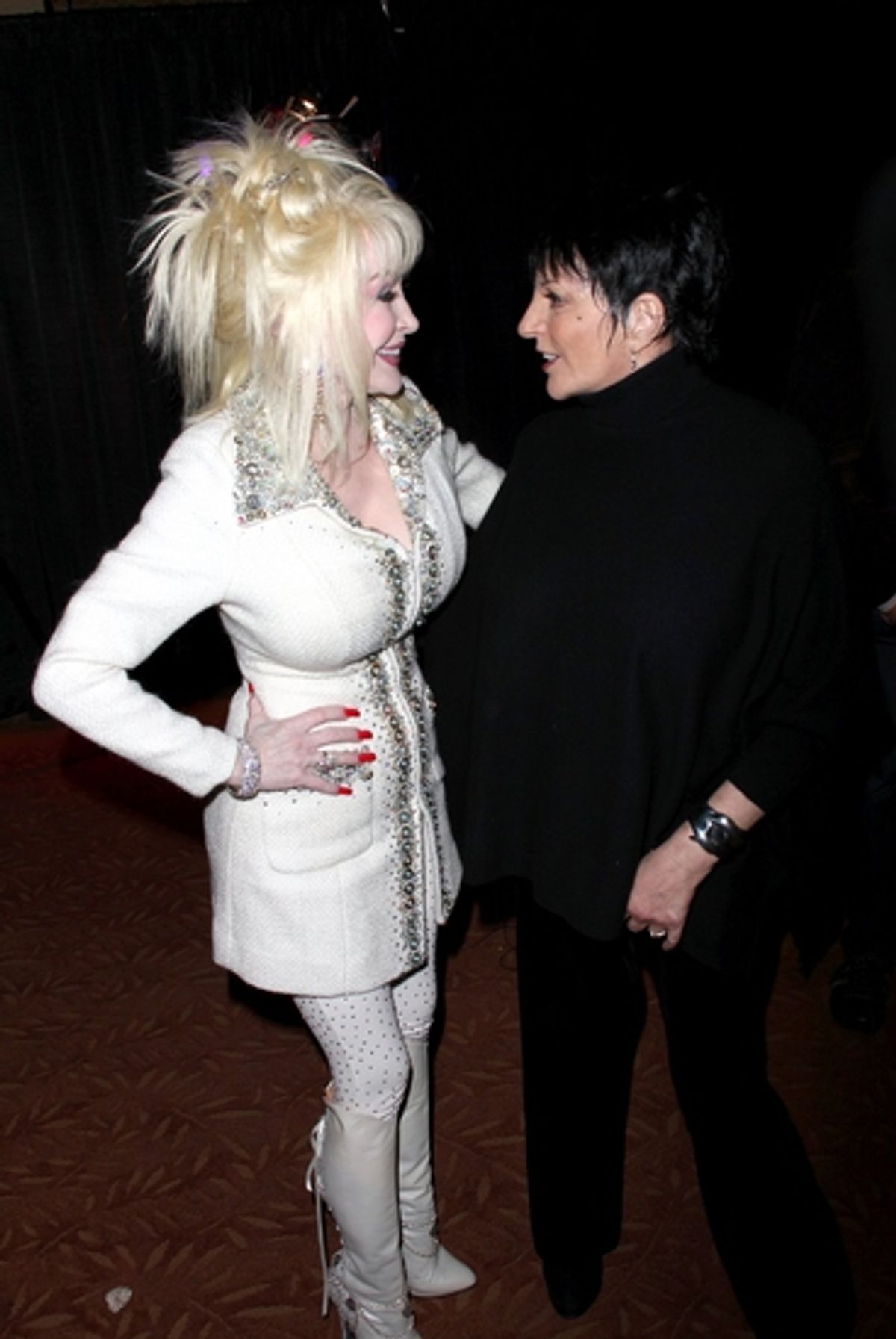 Dolly Parton and Liza Minnelli at 