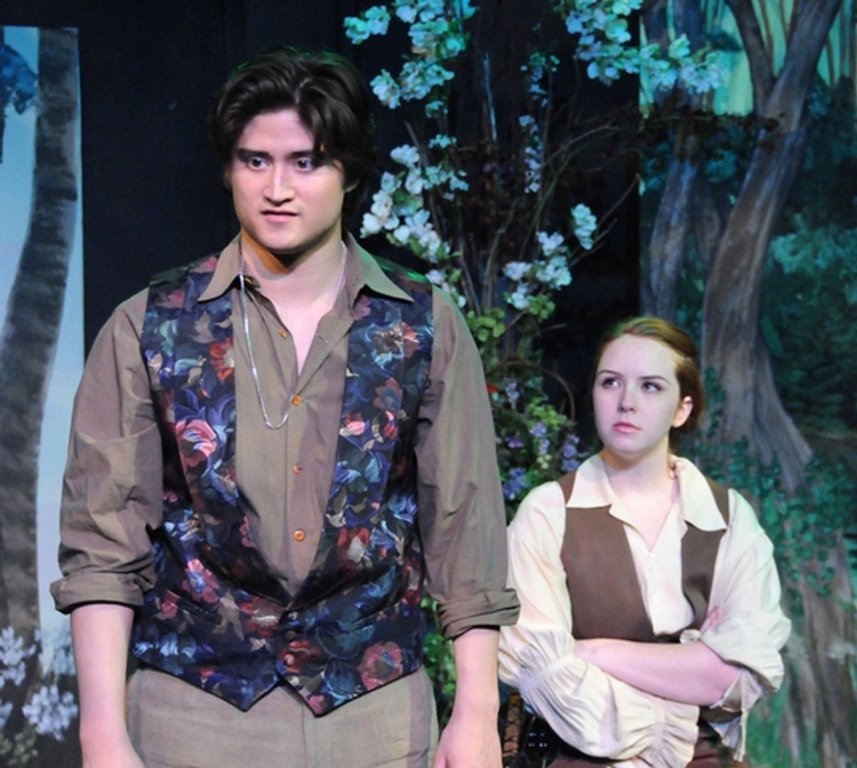 Harry Oram and Camryn Grimes at 