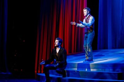 Eric McCormack and Lucas Grabeel  Photo