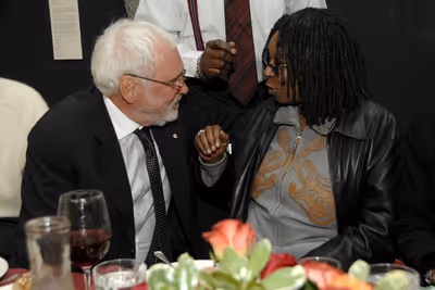 Norman Jewison and Whoopi Goldberg Photo