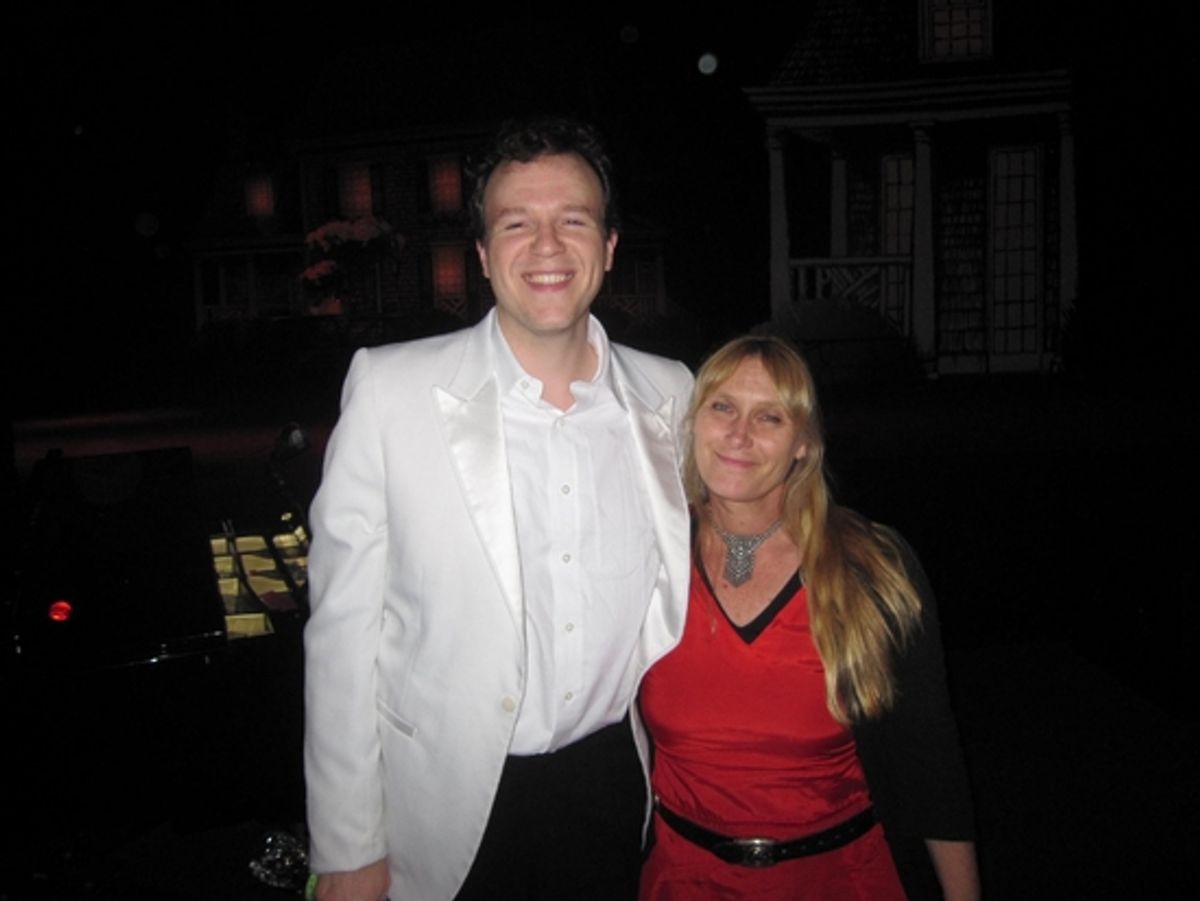 Aaron Gandy (Musical Director) and Kathy Curtis (Assistant Director) at 