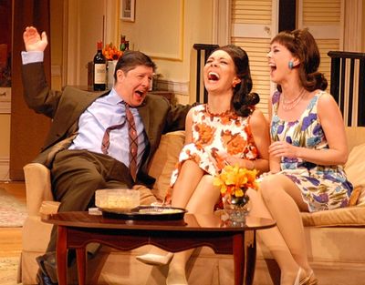 Michael McGrath, Audra Wahhab, and Christina Bennett Lind Photo
