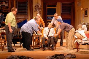 John Treacy Egan, Eric Leviton, Scott Davidson, Jim Poulos, Stephen Berger, Michael McGrath @ BroadwayWorld John Treacy Egan, Eric Leviton, Scott Davidson, Jim Poulos, Stephen Berger, Michael M Photo
