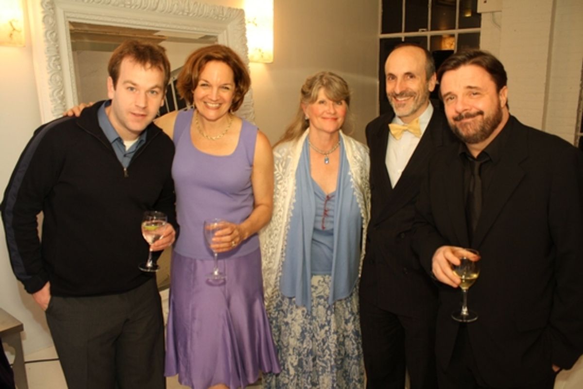Mike Birbiglia, Lee Brock, Judith Ivey, Seth Barrish and Nathan Lane at 