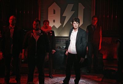 Darren Goldstein, Greg Hildreth, Lucas Near-Verbrugghe, Benjamin Walker, Jeff Hiller Photo